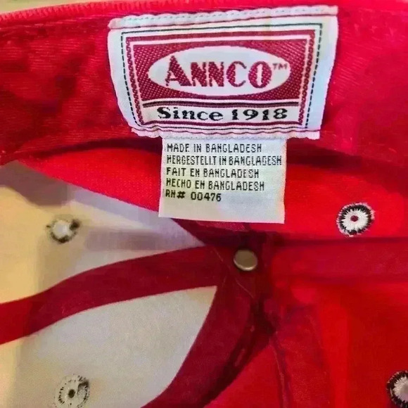 Detroit Red Wings Annco Red NHL Adjustable Baseball Cap Youth Size - Picture 5 of 10